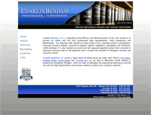 Tablet Screenshot of conklinbenham.com